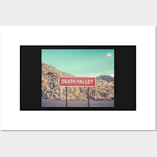 Death Valley Sign Posters and Art